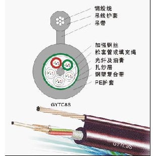 標準8字型自承式層絞式光纜（GYTC8S）